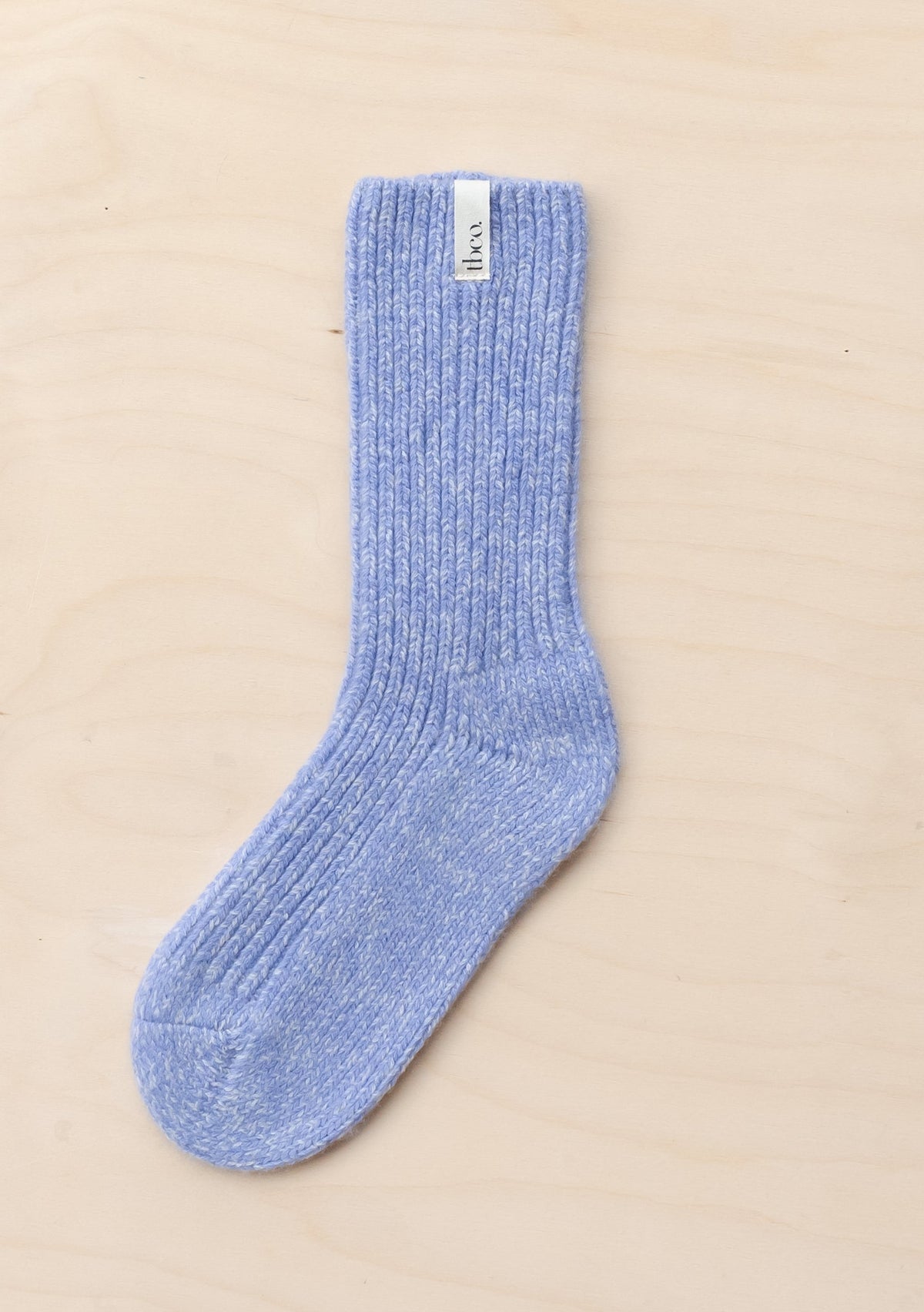 Cashmere And Merino Socks In Lilac Fleck Tbco