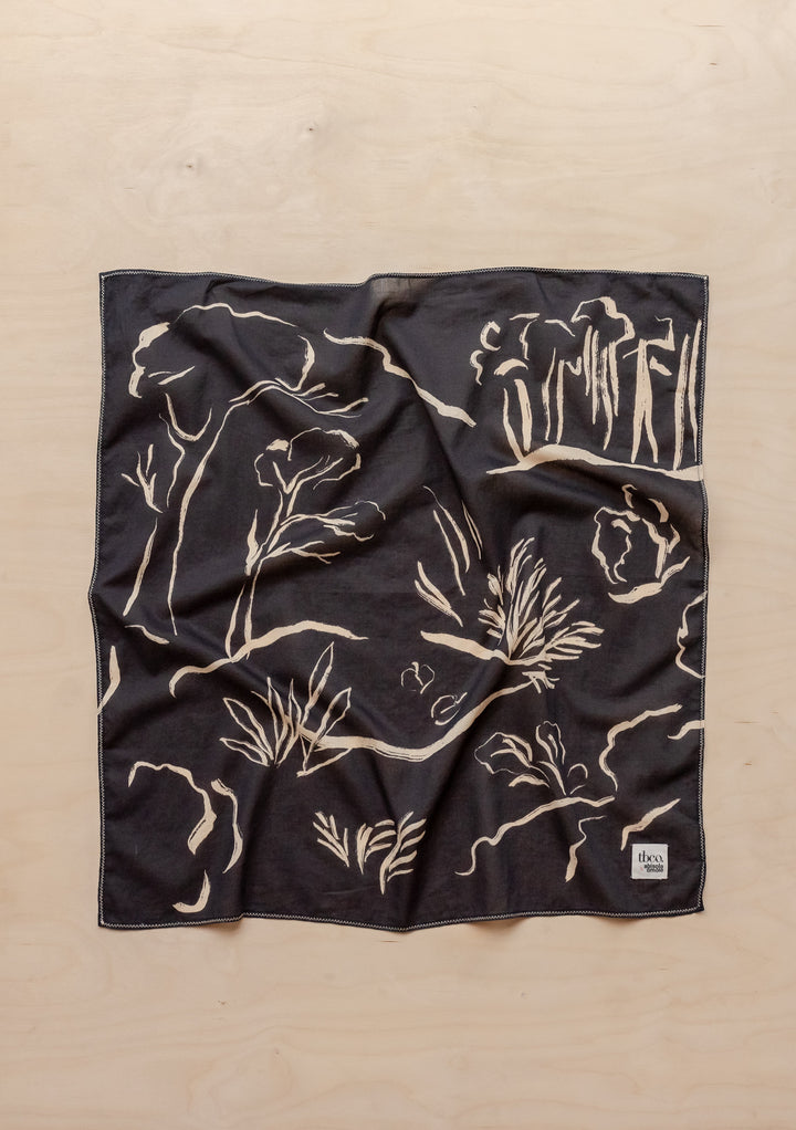 TBCo x Abisola Omole Wilderness Cotton Scarf