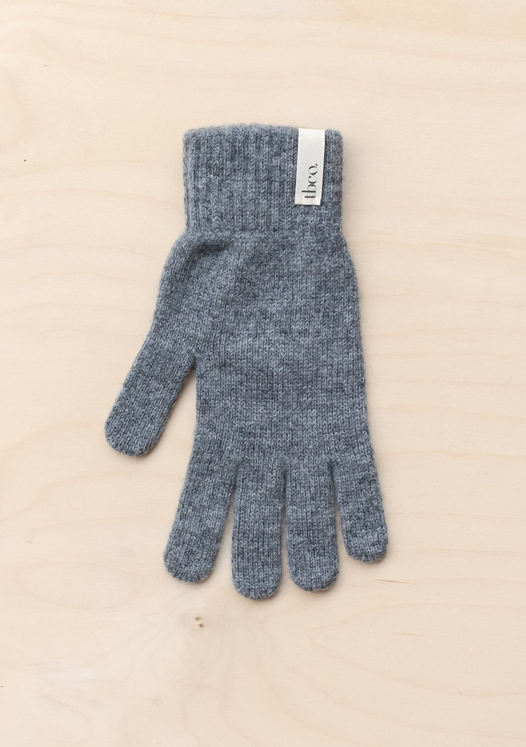 Cashmere & Merino Gloves in Charcoal Melange