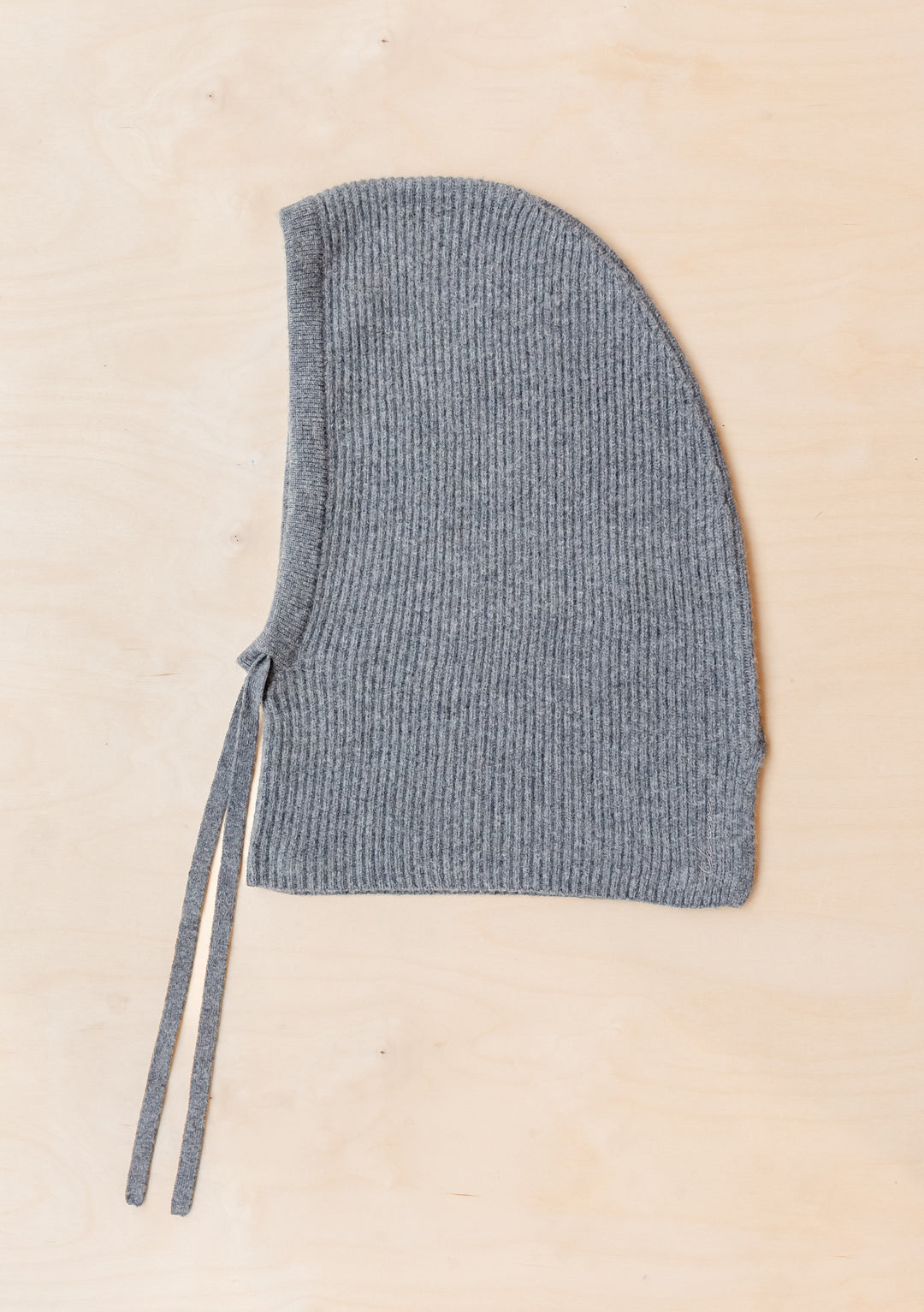 Merino Hood in Charcoal