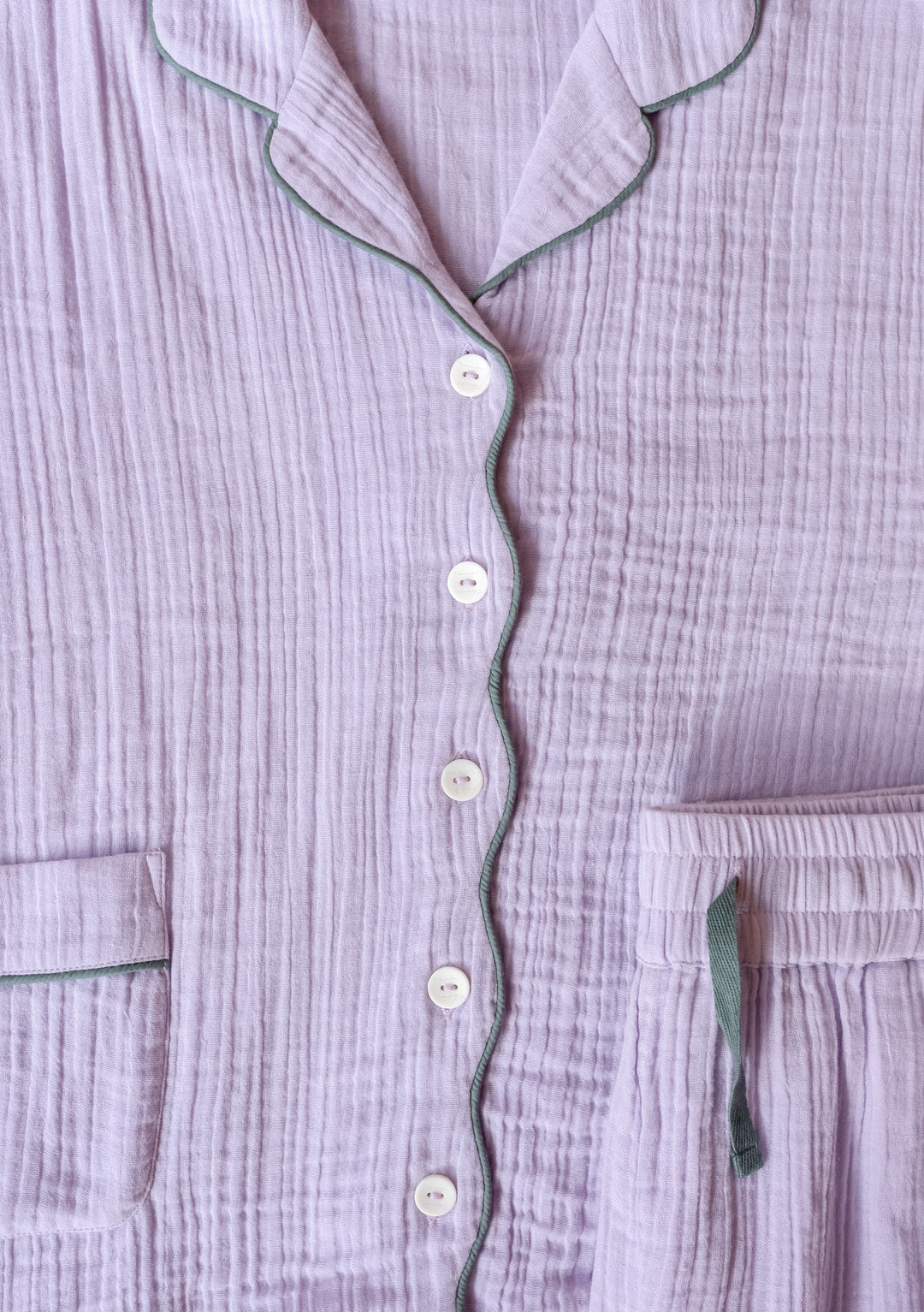 Cotton Pyjamas in Lilac