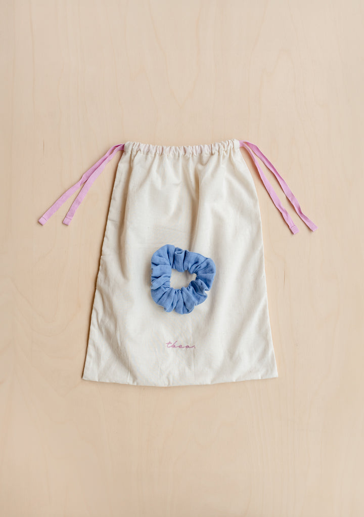 Cotton Pajamas in Cornflower Scallop