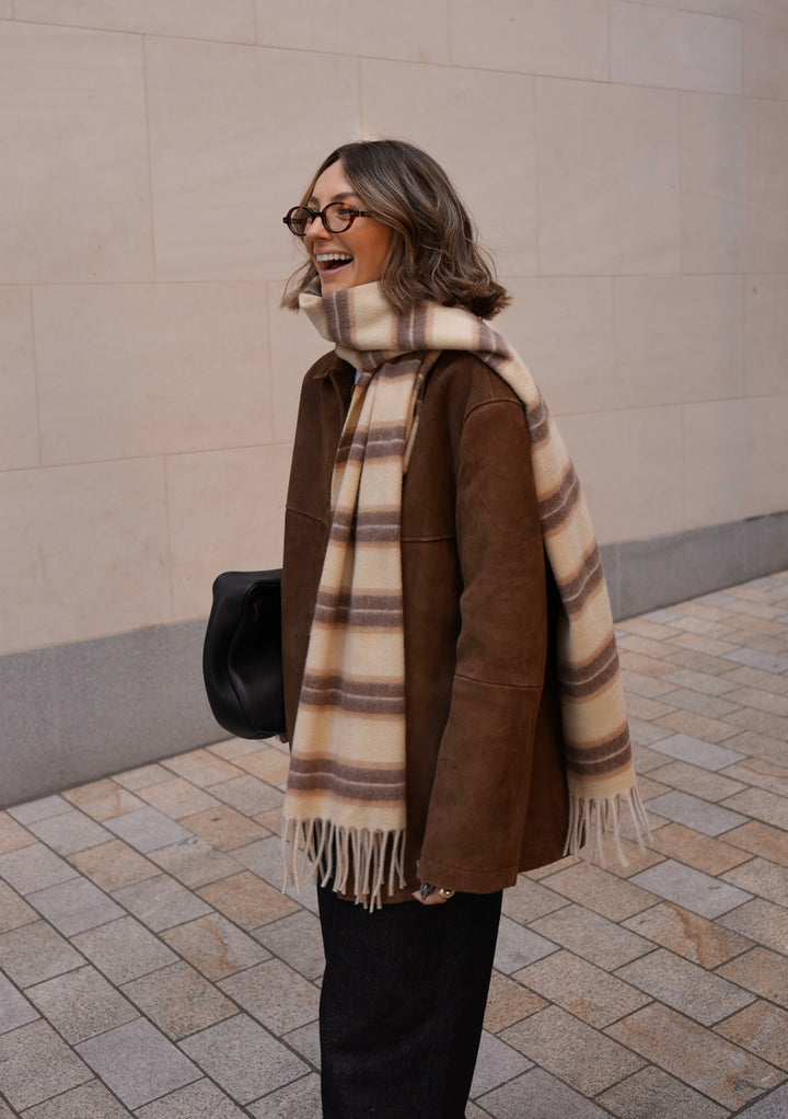 TBCo x Chloe Hayward Scarf in Banoffee