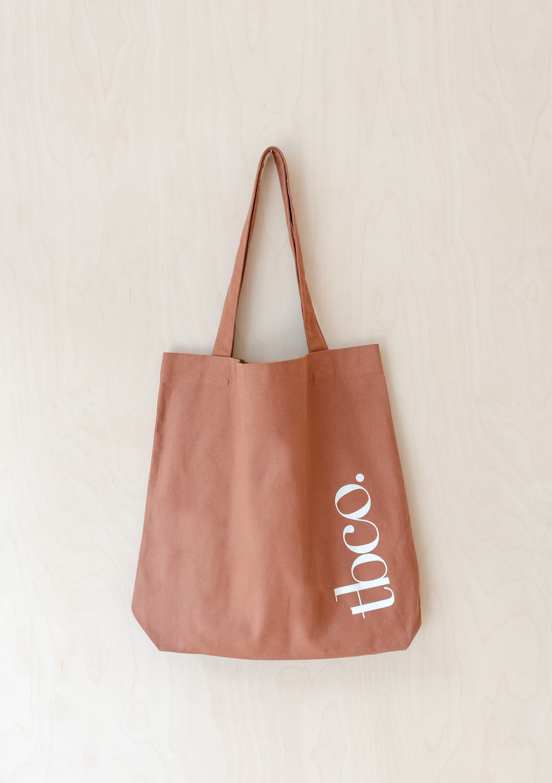 TBCo Recycled Cotton Tote in Rust