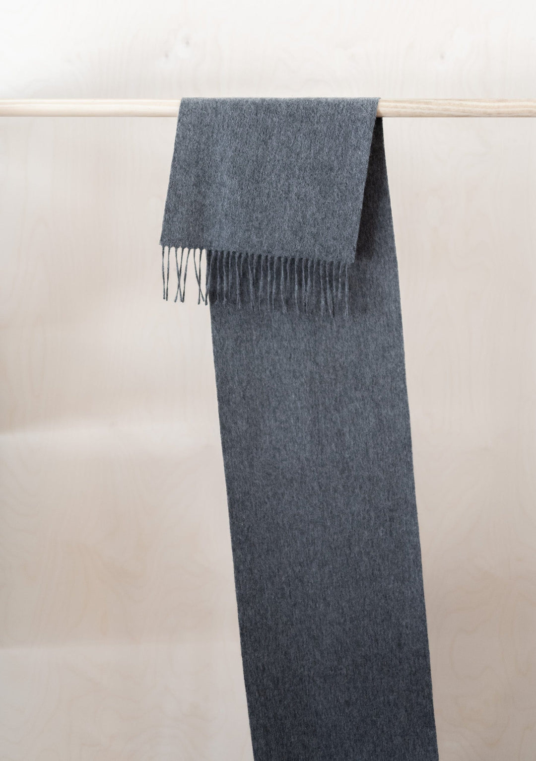 Cashmere Scarf in Charcoal Melange